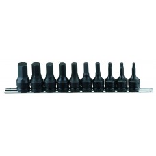 TH-410S Genius Tools 10 Piece 1/2\" Dr. SAE Hex Head Driver Set 